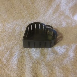*Tin Open Heart Shape Candle Holder Pan #143-TO (NWT)